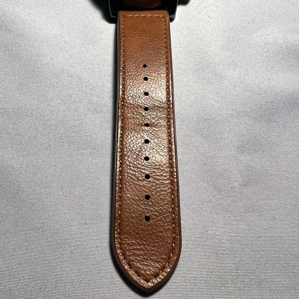 Men's Folio‎ Gunmetal Tone Round Analog Wrist Watch